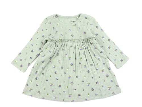 Name It silt green blomster kjole